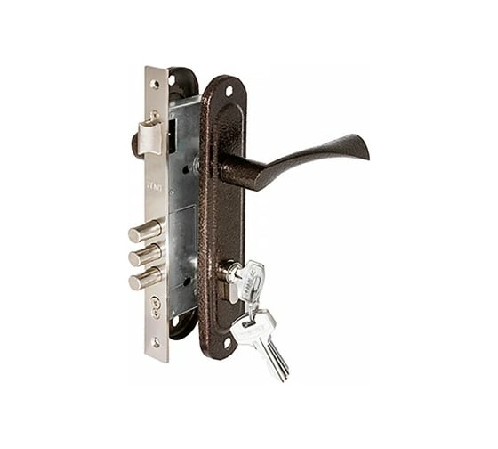 Изображение товара Врезной замок ЗЕНИТ ЗВ4-85.3 медь 28018