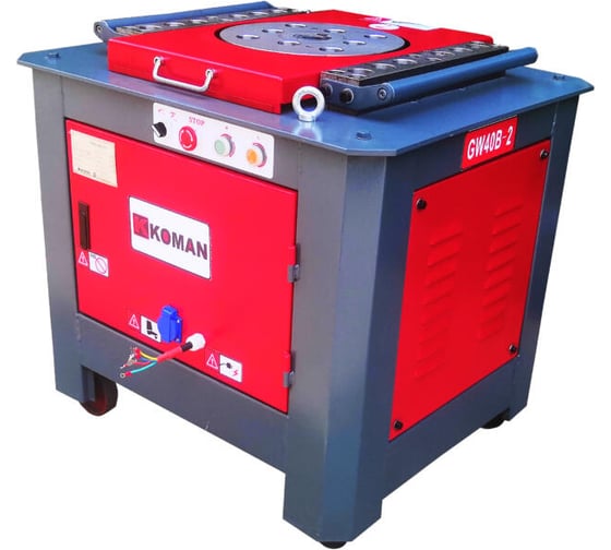 Изображение товара Станок для гибки арматуры KOMAN 380V, 3Kw, Automatic GW40B-2