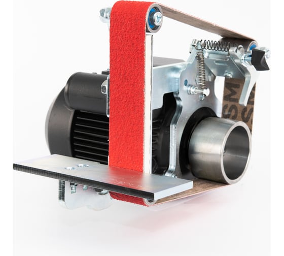 Изображение товара Ленточный гриндер Мосгриндер Хозяин 915 1.1кВт + ленты 10шт БАЗ 915x50мм MG-915A