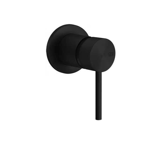 Изображение товара Смеситель встраиваемый Gessi Flessa однорычажный, на 1 выход, внешняя часть, цвет Black XL 54019.299