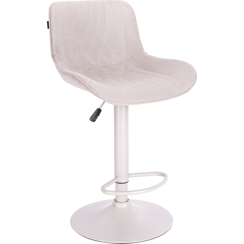 Изображение товара Барный стул Everprof Grace Grey ткань серый с регулировкой по высоте и газлифтом