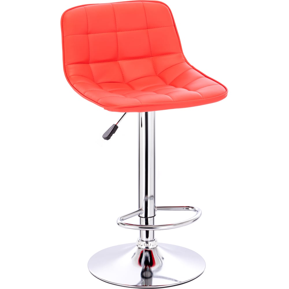 Изображение товара Барный стул Everprof Cooper из экокожи красный с регулируемой высотой