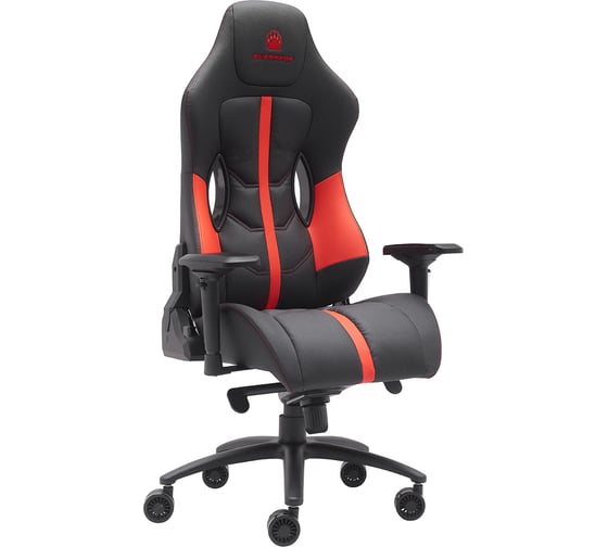Изображение товара Кресло Everprof Jaguar экокожа, красный/черный EP Jaguar PU Red/Black