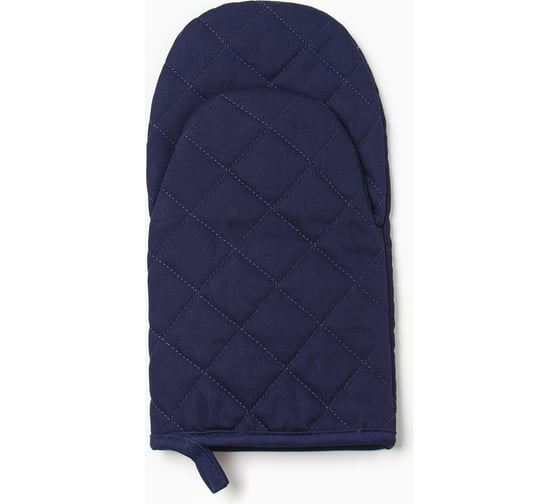 Изображение товара Варежка-прихватка Этель "Kitchen" синий, 15x28 см, саржа, 100% хлопок 10179661