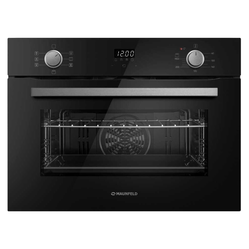 Изображение товара Электрический духовной шкаф MAUNFELD AMCO537GB черный с таймером и конвекцией