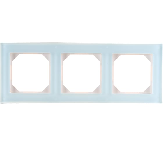 Изображение товара Трехпостовая рамка LIREGUS Эпсилон К14-245-03 E/NG стекло 28-243