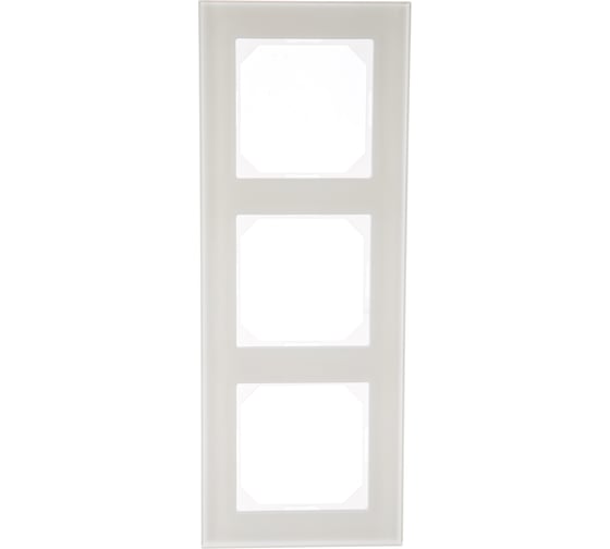 Изображение товара Трехпостовая рамка LIREGUS Эпсилон К14-245-03 Е/WG матовое стекло 28-232