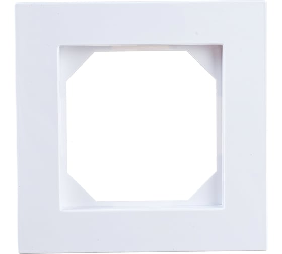 Изображение товара Одноместная рамка LIREGUS Эпсилон K14-245-01 E/B белая 28-038