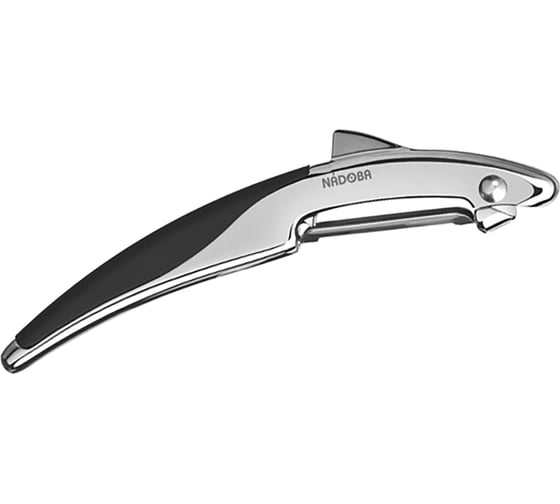 Изображение товара Овощечистка NADOBA SIRENA с плавающим лезвием, хром, 721213