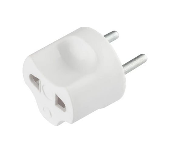 Изображение товара Переходник электрический малый ВЕЛЛКОНТ 6А б/з ПУ-10/16-002 белый 104935 48971