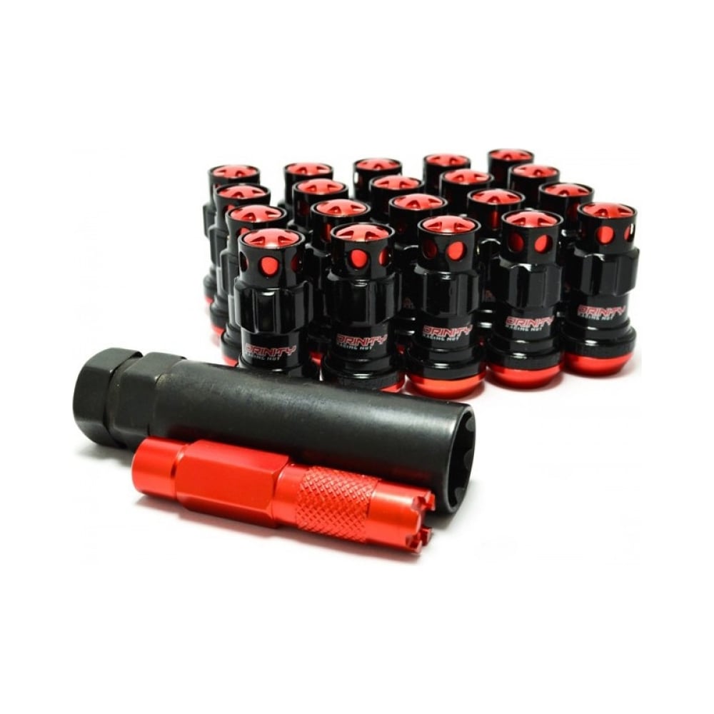 Изображение товара Комплект гаек M12x1.25 STARLEKS красные 20 шт