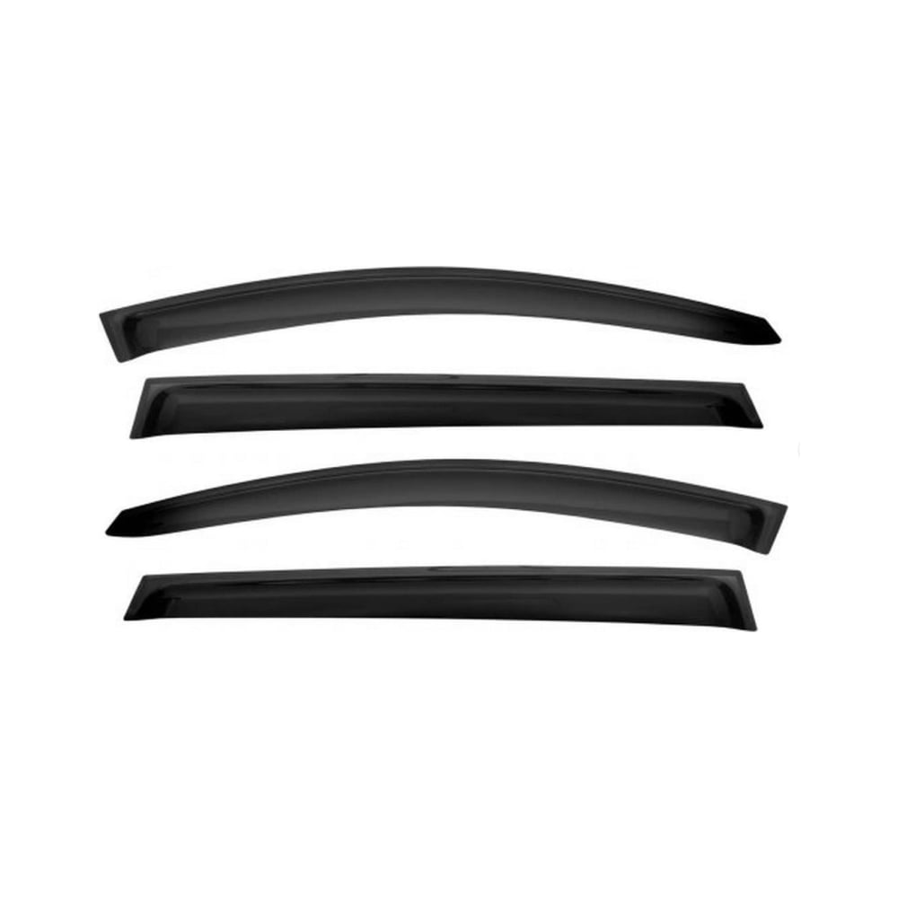 Изображение товара Дефлекторы окон с хромированным молдингом Chromex для Nissan X-TRAIL III 2014+ комплект 4 шт