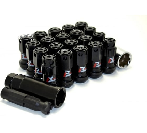 Изображение товара Комплект гаек М12x1.25 Чёрный STARLEKS kk911944RCN(16/4/3)BC