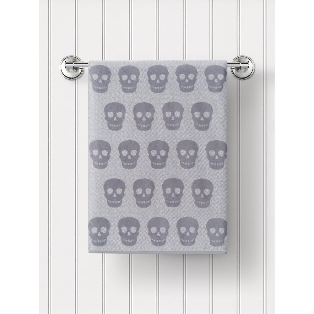 Изображение товара Полотенце из махровой ткани серое 30x50 см Guten Morgen