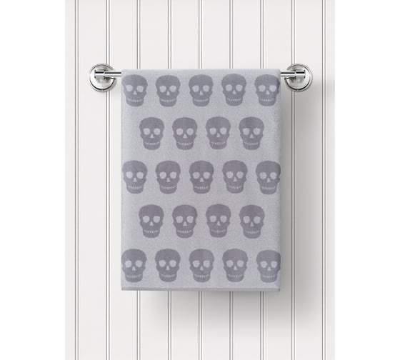 Изображение товара Полотенце Guten Morgen Ткань махровая, Калавера, Цвет: Серый (30x50 см) ПМ-КС-30-50