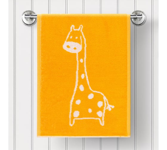 Изображение товара Полотенце Guten Morgen Ткань махровая, Жираф (30x50 см) ПМЖрф-30-50
