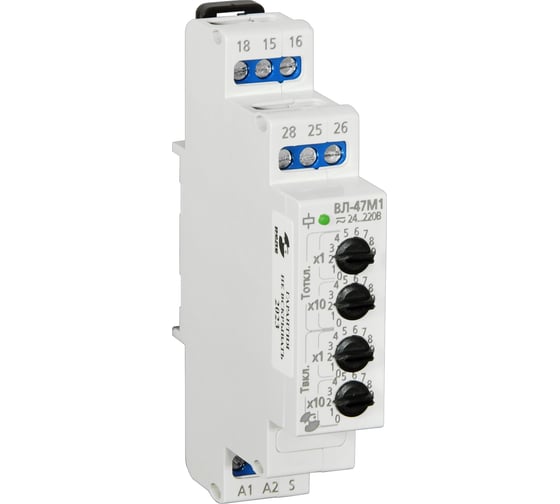 Изображение товара Реле времени Реле и Автоматика, ВЛ-47М1 0,1с-99ч, 24-220В 50Гц, пост. A8223-34124745