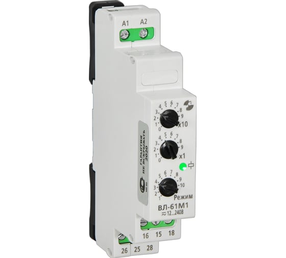 Изображение товара Реле времени Реле и Автоматика, ВЛ-61М1 0,1с-9, 9ч,12-240В 50Гц, пост. A8223-79680466