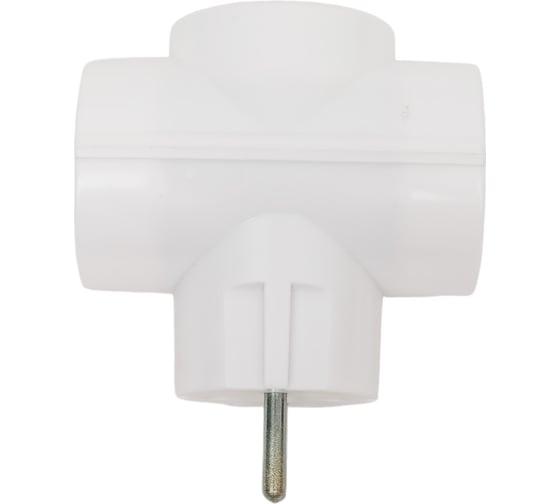 Изображение товара Тройник электрический ВЕЛЛКОНТ ТС-3 Викей 3 гн 6А б/з белый 104952