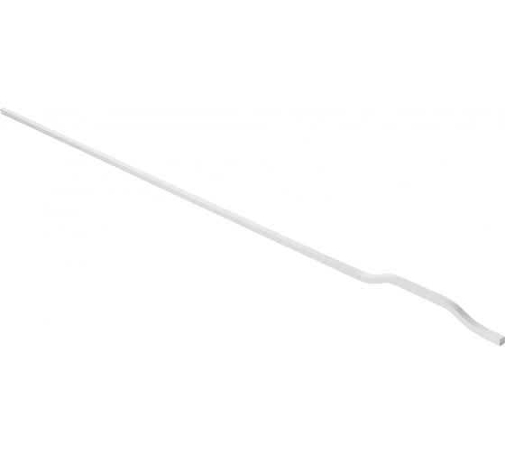 Изображение товара Мебельная алюминиевая ручка GTV GRAVEL длина 1200 мм, белый матовый UA-GRAVEL-1200-10M