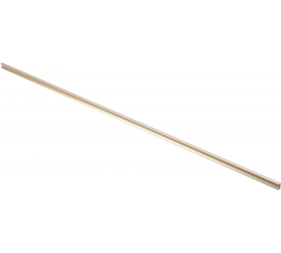 Изображение товара Мебельная алюминиевая ручка GTV GROOVE длина 1200 мм, светлое брашированное золото UA-GROOVE-1200-22