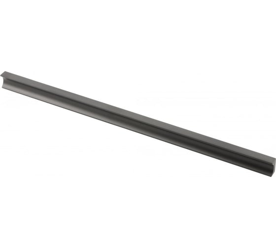 Изображение товара Мебельная алюминиевая ручка GTV GROOVE 320 мм/360 мм, черный матовый UA-GROOVE-320-20M