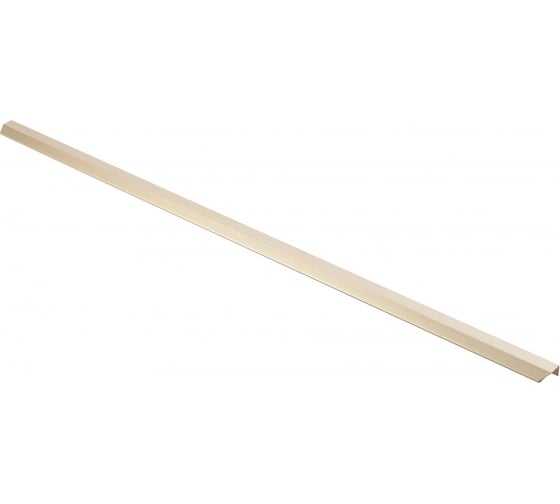 Изображение товара Мебельная алюминиевая ручка GTV TREX CROSS длина 1200 мм, светлое брашированное золото UA-TREX-CROSS-1200-22