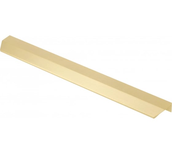 Изображение товара Мебельная алюминиевая ручка GTV TREX CROSS 320/350 светлое брашированное золото UA-TREX-CROSS-320-22