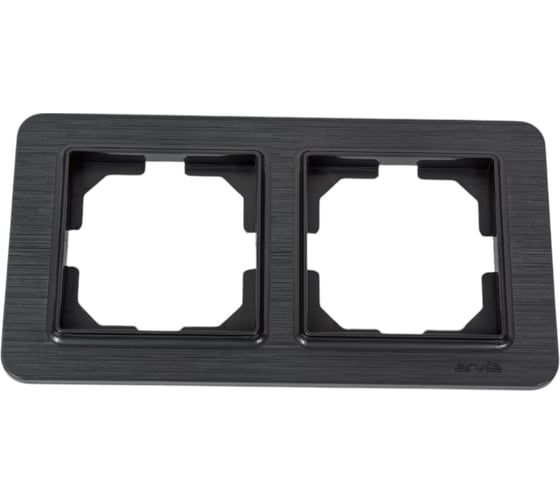 Изображение товара Рамка Arvia electric LAVIN ДВОЙНАЯ цвет антрацит 21264000022