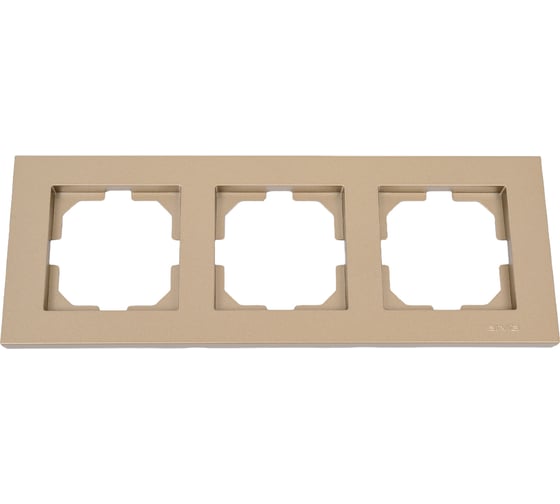 Изображение товара Рамка Arvia electric KAREN ТРОЙНАЯ цвет титановый 20052000023