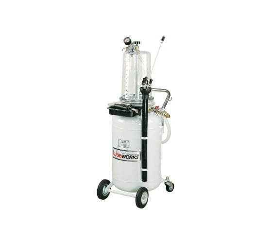 Изображение товара Пневматическая установка для откачки масла Lubeworks ёмкость 65л с колбой, 8 щупов AOE2065