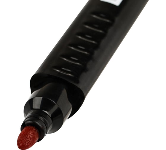 Изображение товара Маркер перманентный Luxor Trios красный пулевидный 25 мм 12 шт 33203