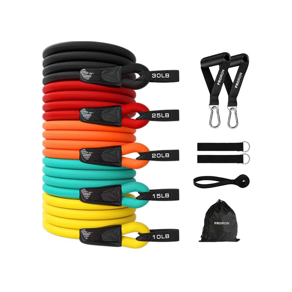 Изображение товара Набор эспандеров для фитнеса PROIRON 5 шт НЭ005