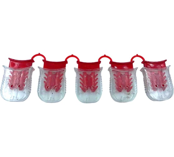 Изображение товара Пломба-защелка ООО Пломба.Ру кпп-3-2001, цвет красный, 100 шт. в уп 1006229