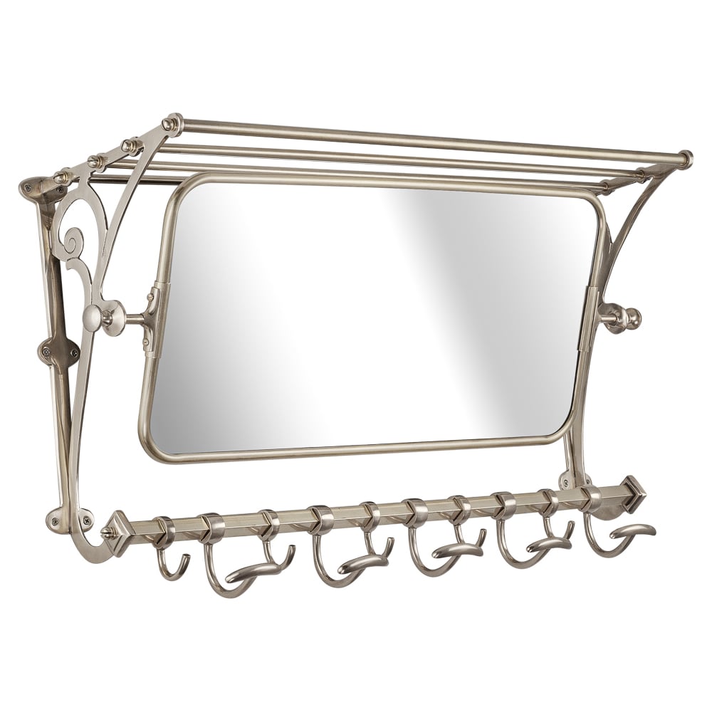 Изображение товара Настенная вешалка с зеркалом Covali VL-5008S классический стиль