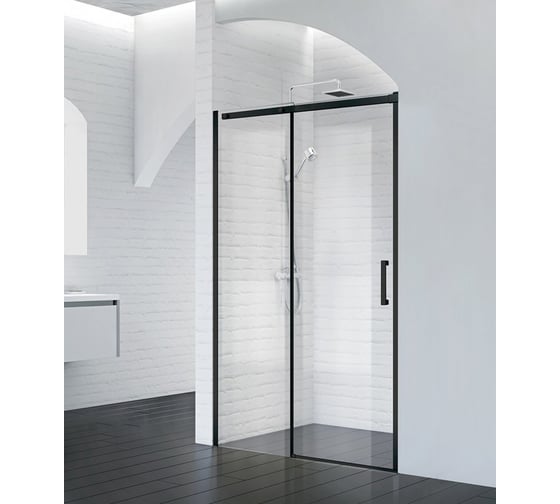 Изображение товара Душевая дверь BelBagno ACQUA-BF-1-130-C-NERO
