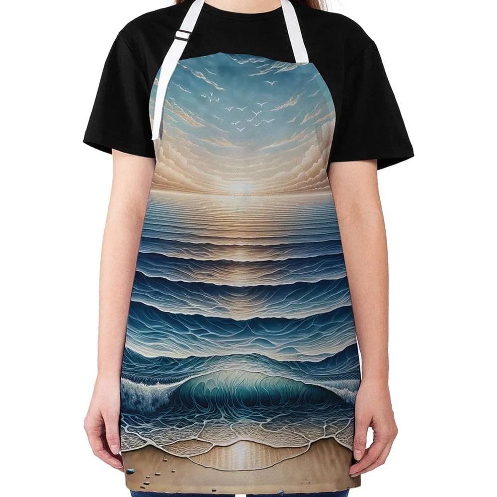 Изображение товара Фартук JoyArty Рассвет на море Универсальный (Oxford, 200 г/м²)