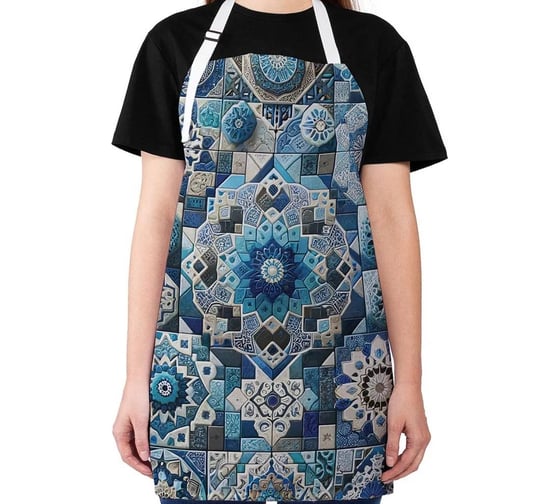 Изображение товара Фартук кухонный JoyArty "Турецкий печворк", универсальный размер для женщин и мужчин ap_sd1120