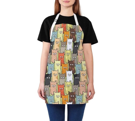 Изображение товара Фартук кухонный JoyArty "Котятки", универсальный размер для женщин и мужчин ap_429898