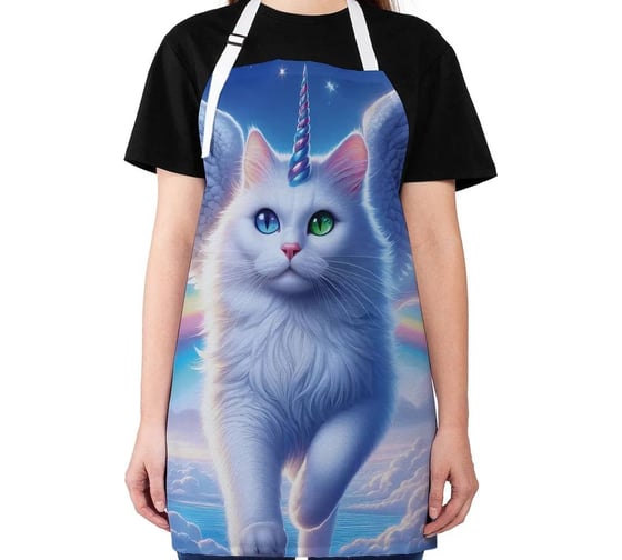 Изображение товара Фартук кухонный JoyArty "Мифический кот", универсальный размер для женщин и мужчин ap_429909