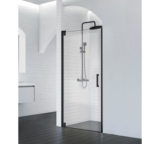 Изображение товара Душевая дверь BelBagno MARMI-B-1-90-С-NERO MARMI-B-1-90-C-NERO