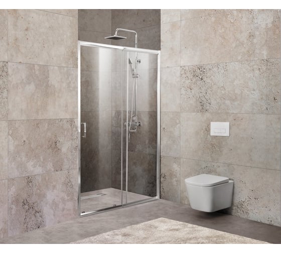 Изображение товара Душевая дверь BelBagno UNIQUE-BF-1-110/125-C-Cr