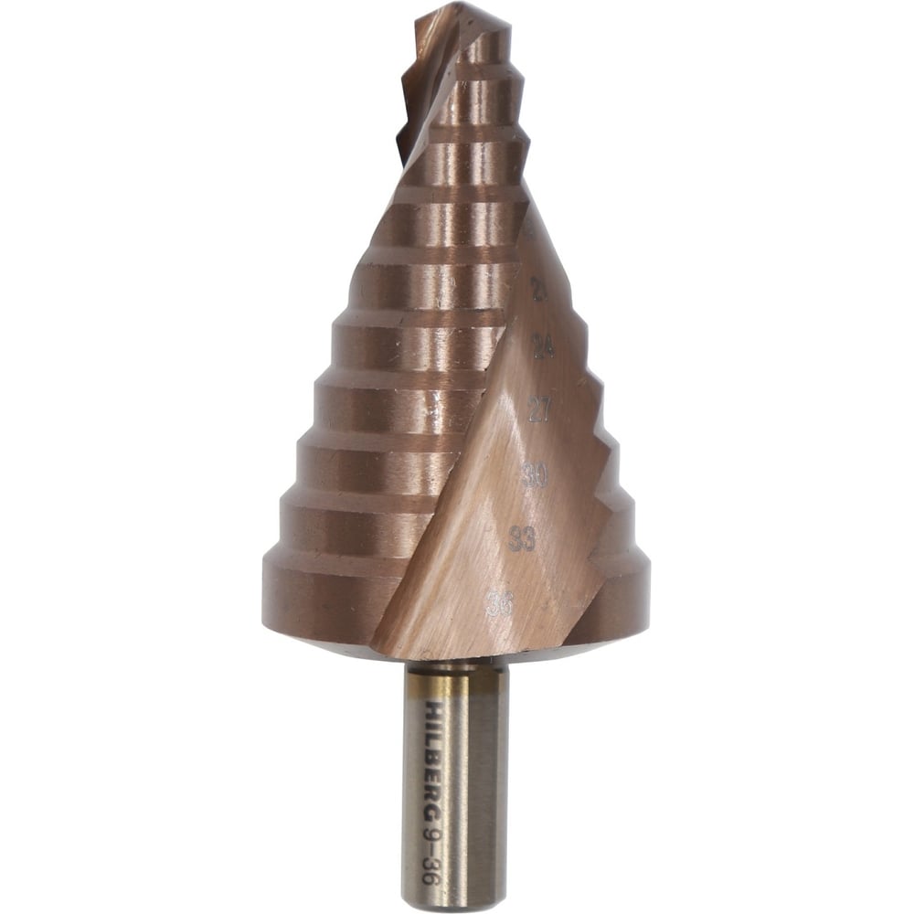 Изображение товара Сверло ступенчатое по металлу 9-36 мм 10 ступеней Hilberg ST0936