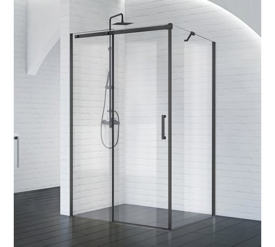 Изображение товара Душевой уголок BelBagno ACQUA-AH-1-150/90-C-NERO