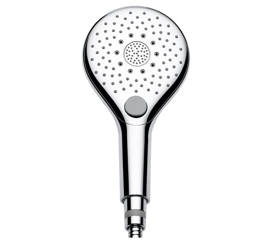 Изображение товара Душевая лейка Bossini Syncronia Ø 120 мм, 6 режимов, кнопка управления, цвет хром B00800.030