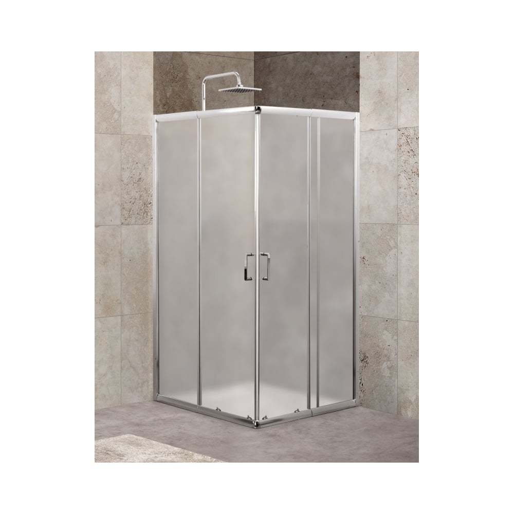 Изображение товара Душевой уголок BelBagno UNIQUE-A-2-85/100-P-Cr с матовым стеклом