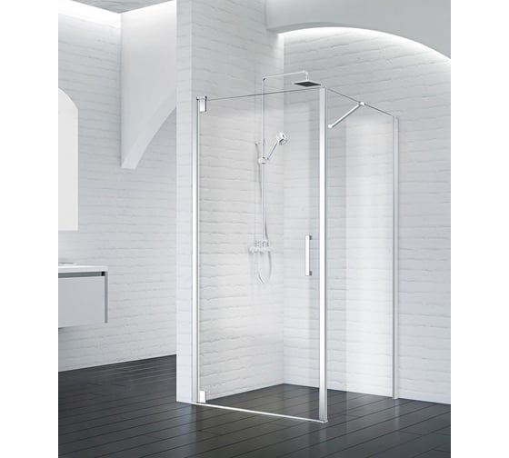 Изображение товара Душевой уголок BelBagno MARMI-AH-1-80/100-C-Cr