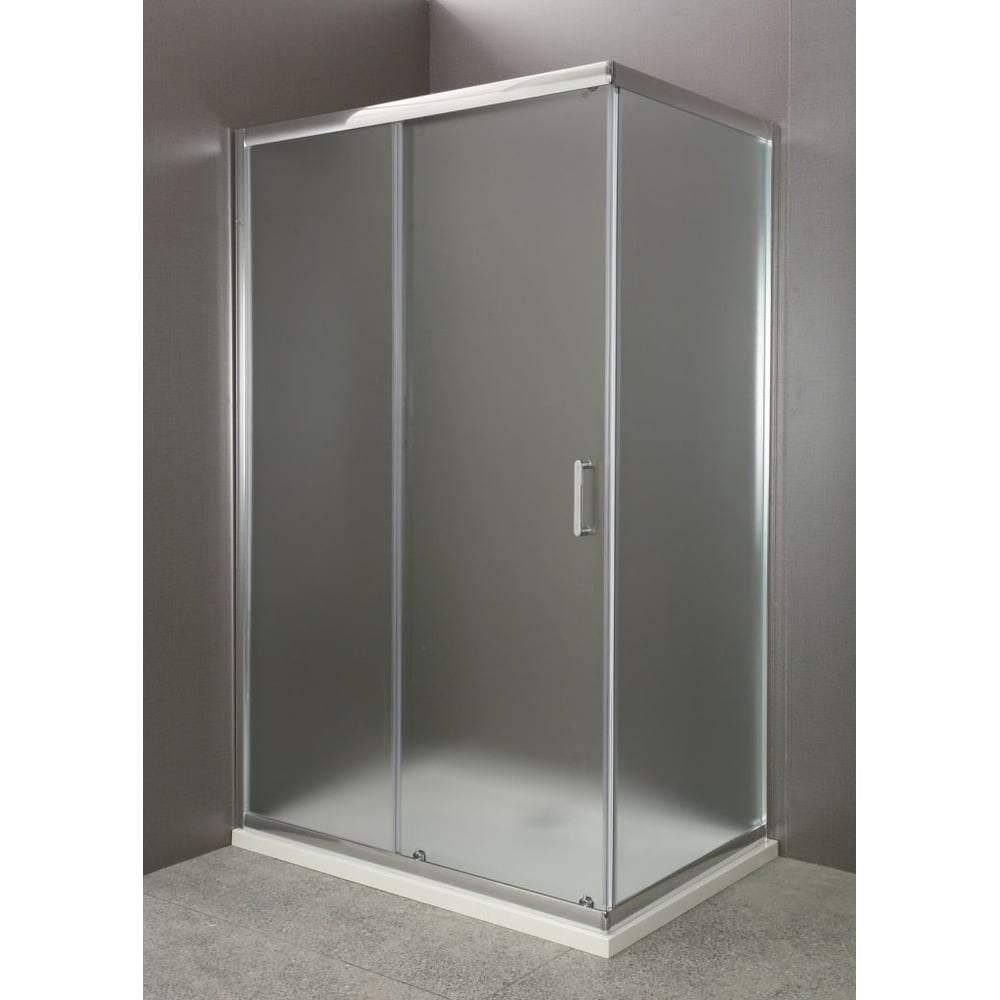 Изображение товара Душевой уголок BelBagno UNO-AH-1-120/80-C-Cr с регулируемой шириной и стеклянными шторками