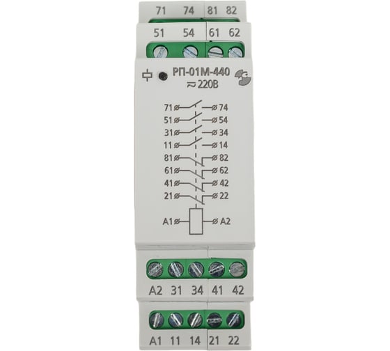 Изображение товара Промежуточное реле Реле и Автоматика, РП-01М-440 220В 50Гц/пост. A8223-80108875