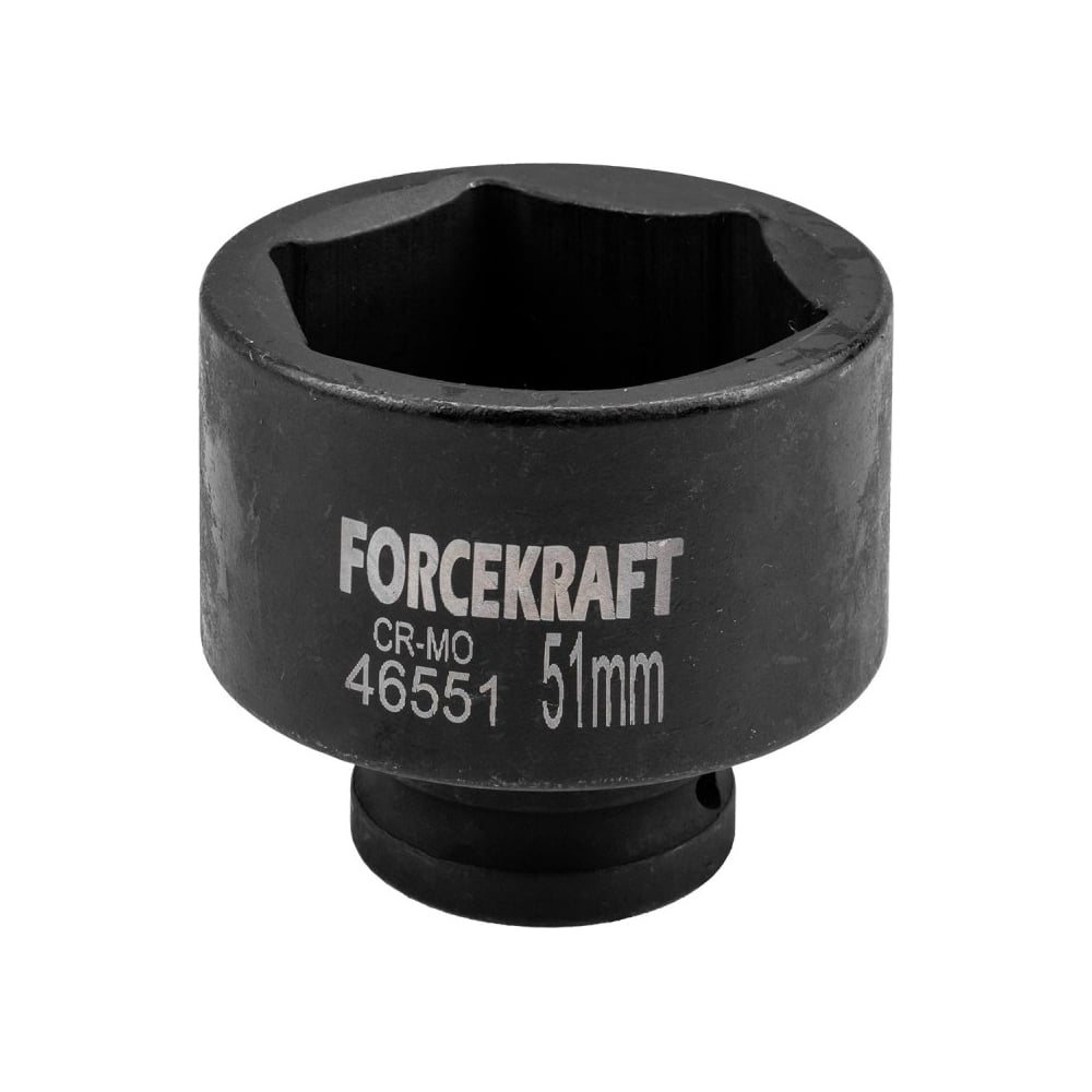 Изображение товара Головка ударная 51 мм 3/4 DR Forcekraft FK-46551 для крепежных работ